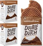 Double Dutch Stroopwafel Cookies – 2 Pack - 16 Waffles – Caramel, Blueberry, Vanilla, Chocolate Salted (16 Count, Blueberry)
