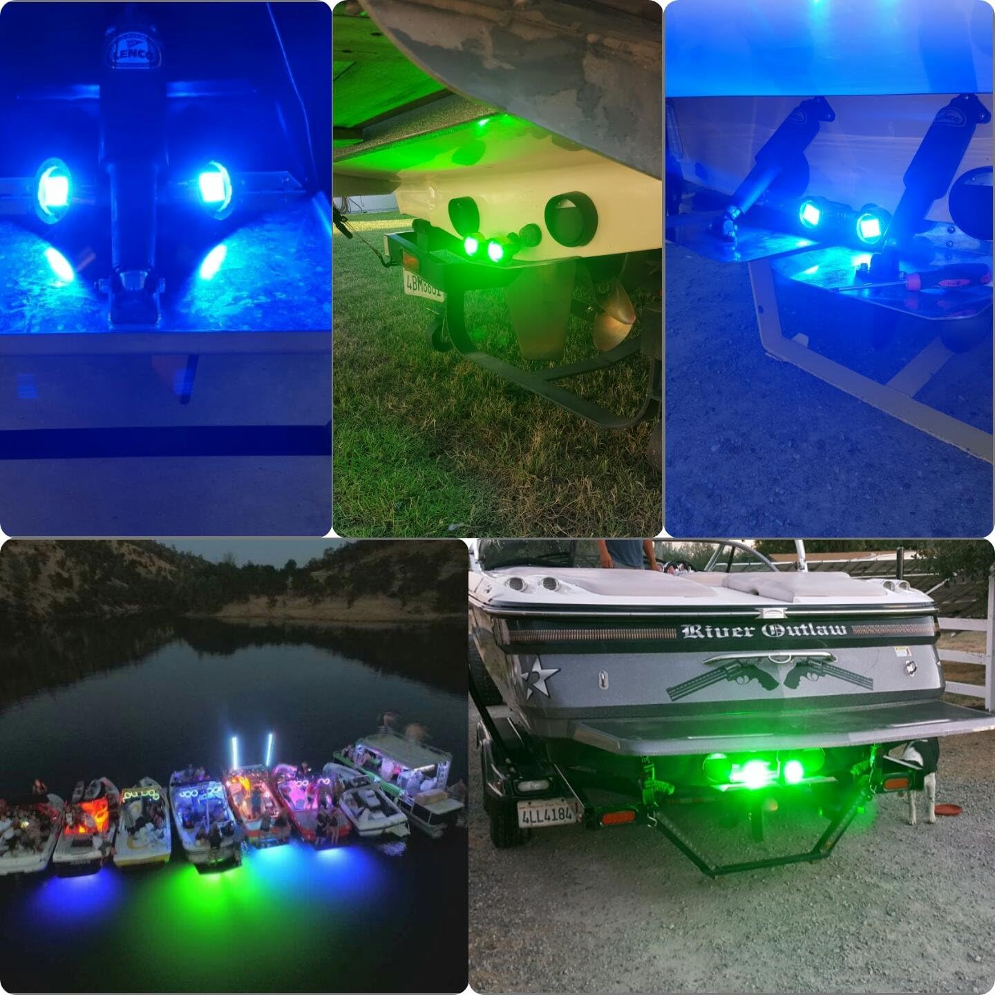 DIRECT IGNITER Hydro Aurora 2.0 1/2" Garboard LED Boat Drain Plug- 13,000 Lumen World's Brightest