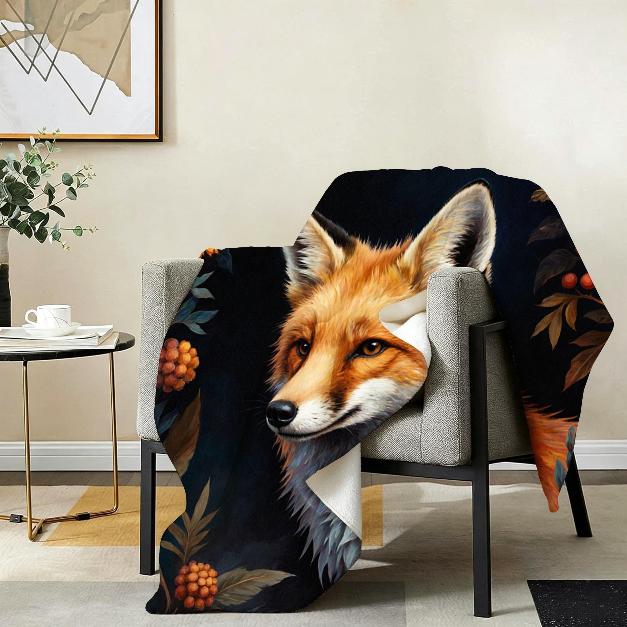 Manta Grande 180x220 cm Zorro Animal Polar Franela Térmica-A137