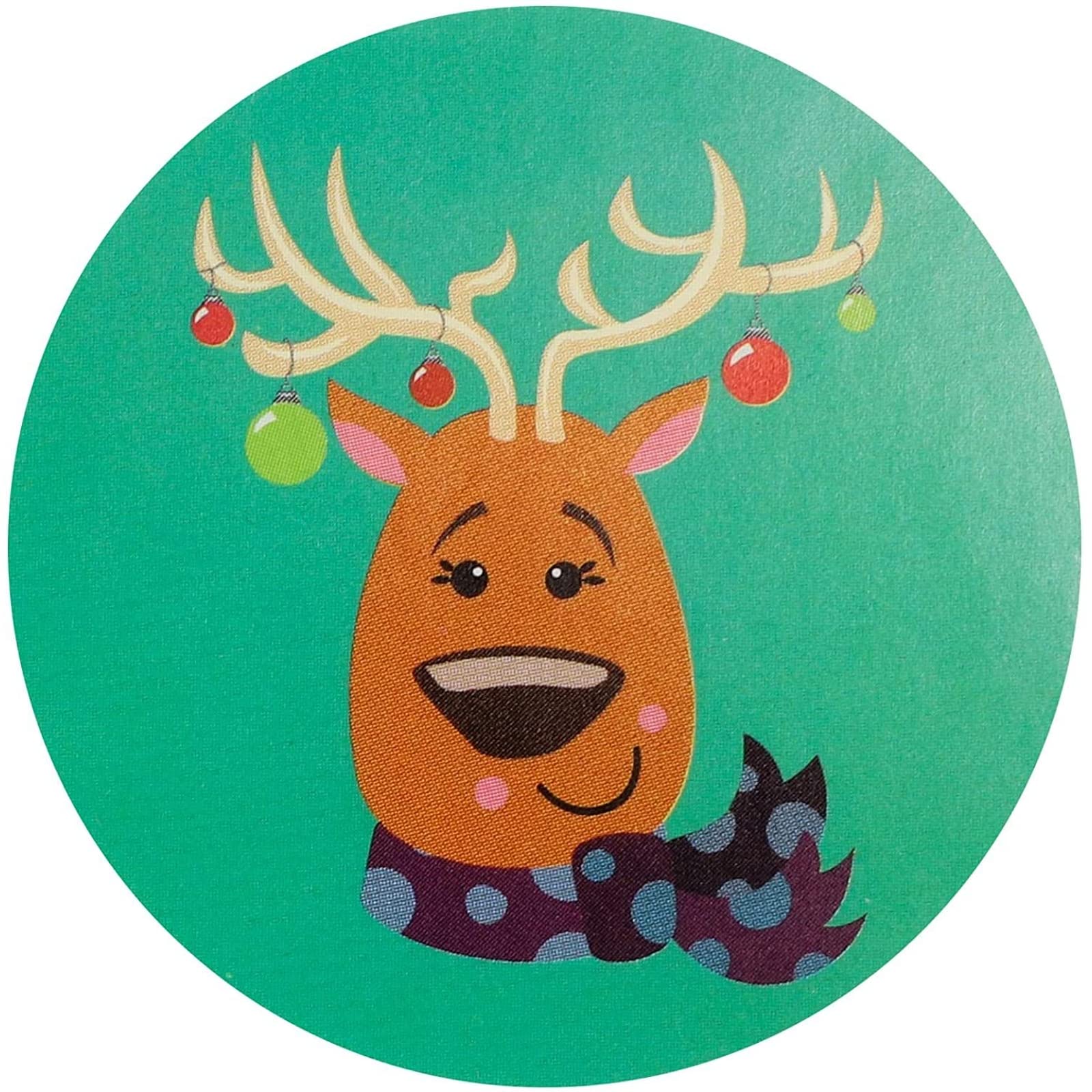 Gommettes - MegaCrea - Bonhomme De Neige - 18 Pièces - Autocollantes - Métallisés - Noël - Jeux - Jouets