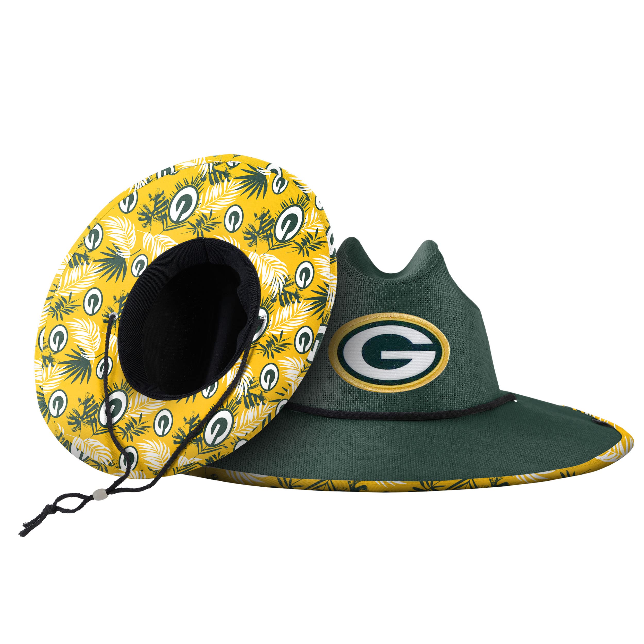 foco Men's NFL Team Logo Floral Lifeguard Beach Straw Sun Hat