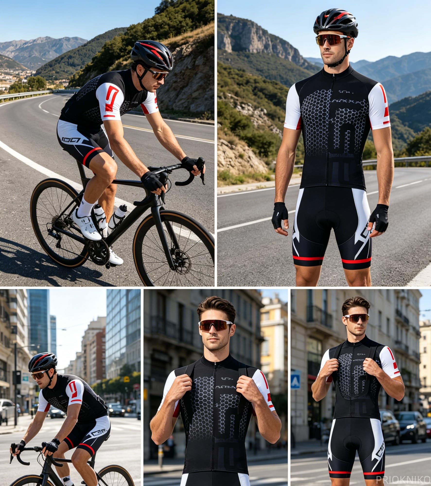 Szorty rowerowe dla mężczyzn koszulka rowerowa zestaw męska odzież rowerowa lato krótki rękaw MTB strój rowerowy rower