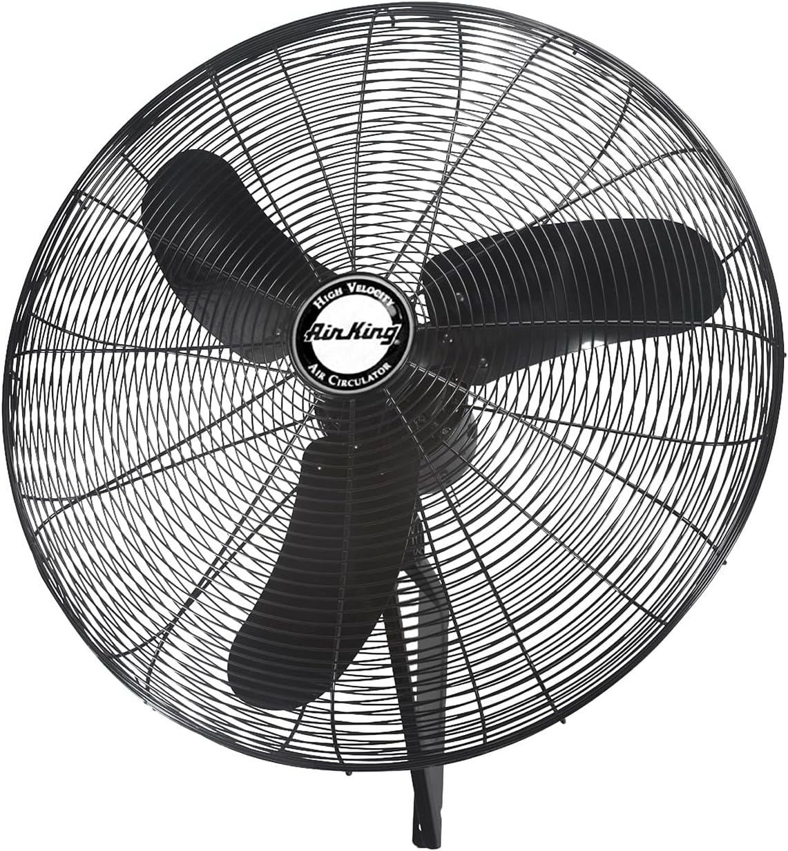 Air King 9070 30-Inch 1/3-Horsepower Industrial Grade Wall Mount Fan, Black Finish