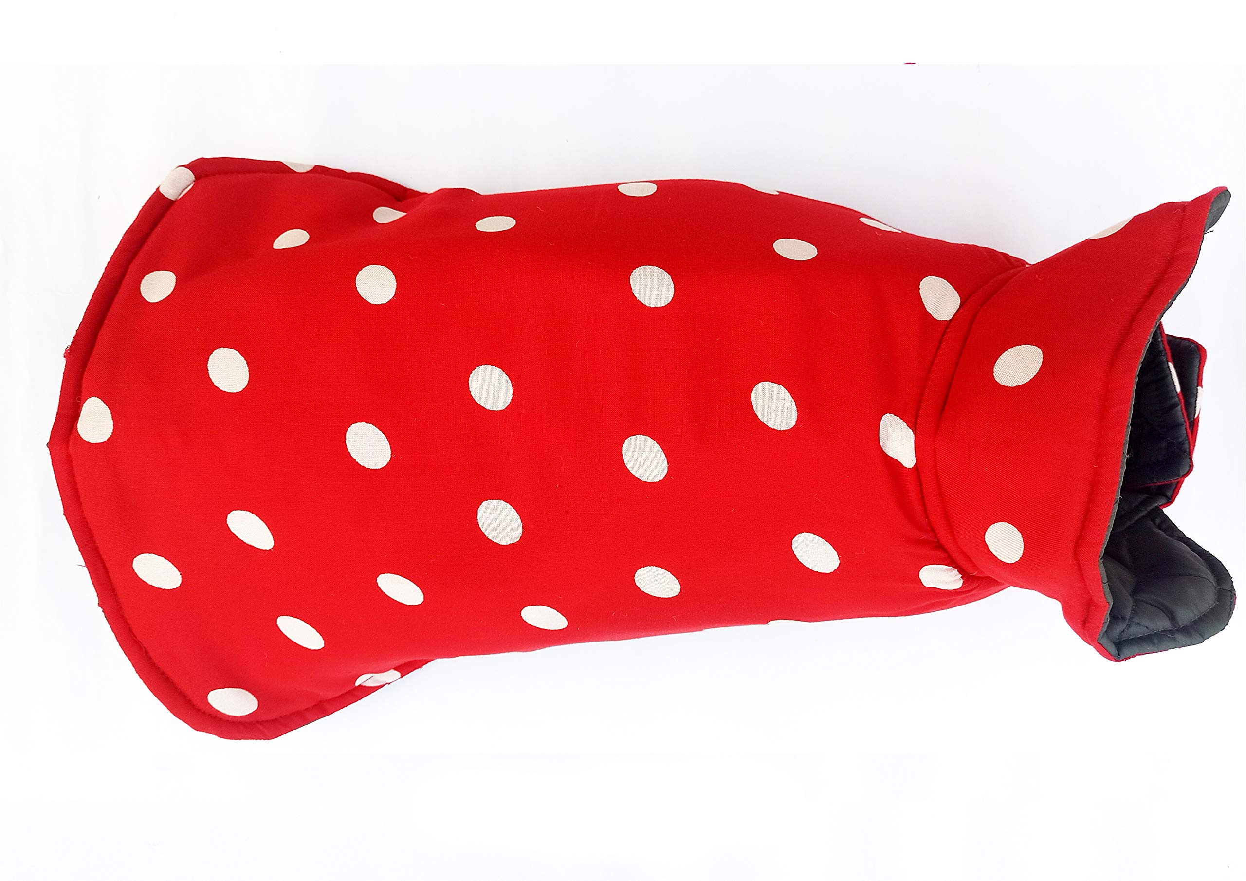Petsplanet Dog Winter Clothes Reversible Dog Jacket Red Dot Color Design Warm Dog Coat Windproof Pets Cold Weather Wearing (XXXXL, 26 Inch) (B08PPPRB1G) Amazon Price History, Amazon Price Tracker