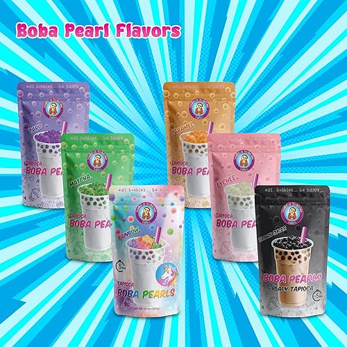 Miniatura 6 de LYCHEE - Perlas de tapioca sabor Boba listas en 5 minutos por Buddha Bubbles Boba