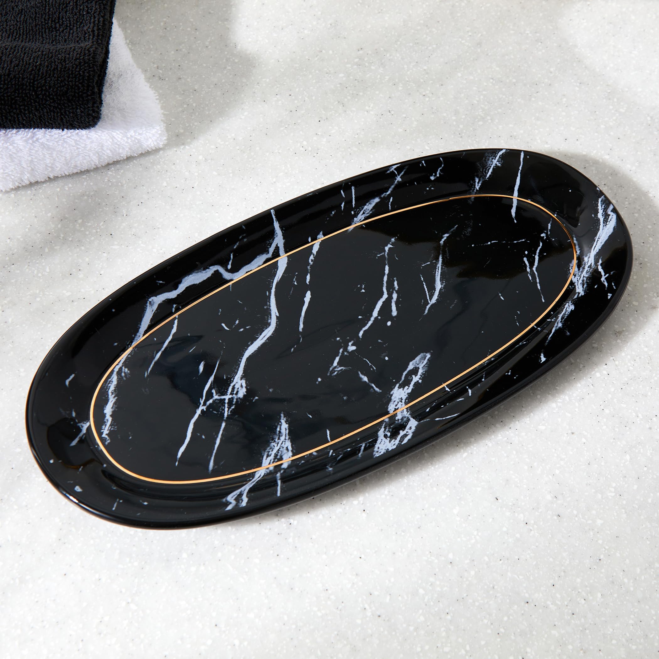 Home Centre Aubree Dapple Ceramic Tray