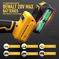 Vista 5 de Mini sierra circular de 3 pulgadas compatible con batería DeWalt de 20 V MAX (sin batería), herramienta de corte inalámbrico con motor sin
