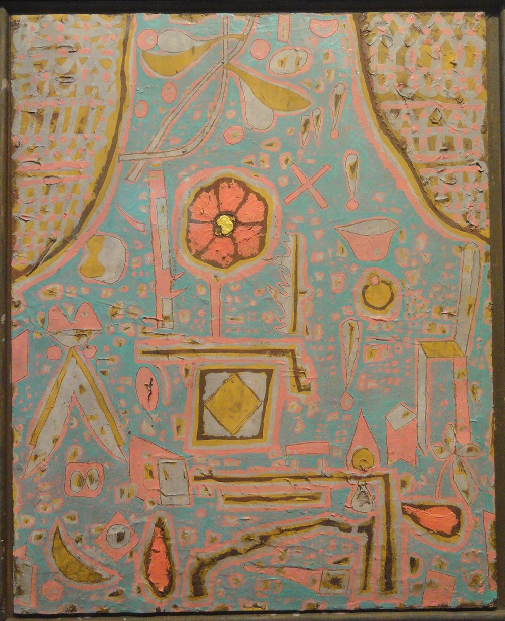 Cuadro de Paul Klee Efflorescence pequeño, dale un toque vanguardista a tu rincón de lectura