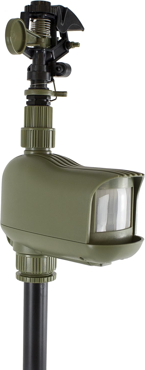 Havahart Critter Ridder - Motion Activated Animal Repellent Sprinkler for Yard Pest Control, Deters Cats, Dogs, Squirrels, Deer, Raccoons & Rodents, Lawn Protector, Batteries Not Included, 5277