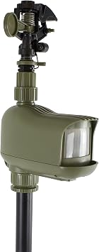 Havahart Critter Ridder - Motion Activated Animal Repellent Sprinkler for Yard Pest Control, Deters Cats, Dogs, Squirrels, Deer, Raccoons & Rodents, Lawn Protector, Batteries Not Included, 5277