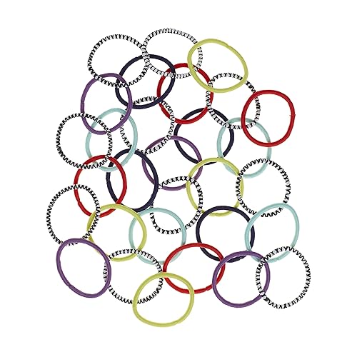 Miniatura 3 de Goody Elástico trenzado Ouchless para mujer, Tribal neón, 30 CT