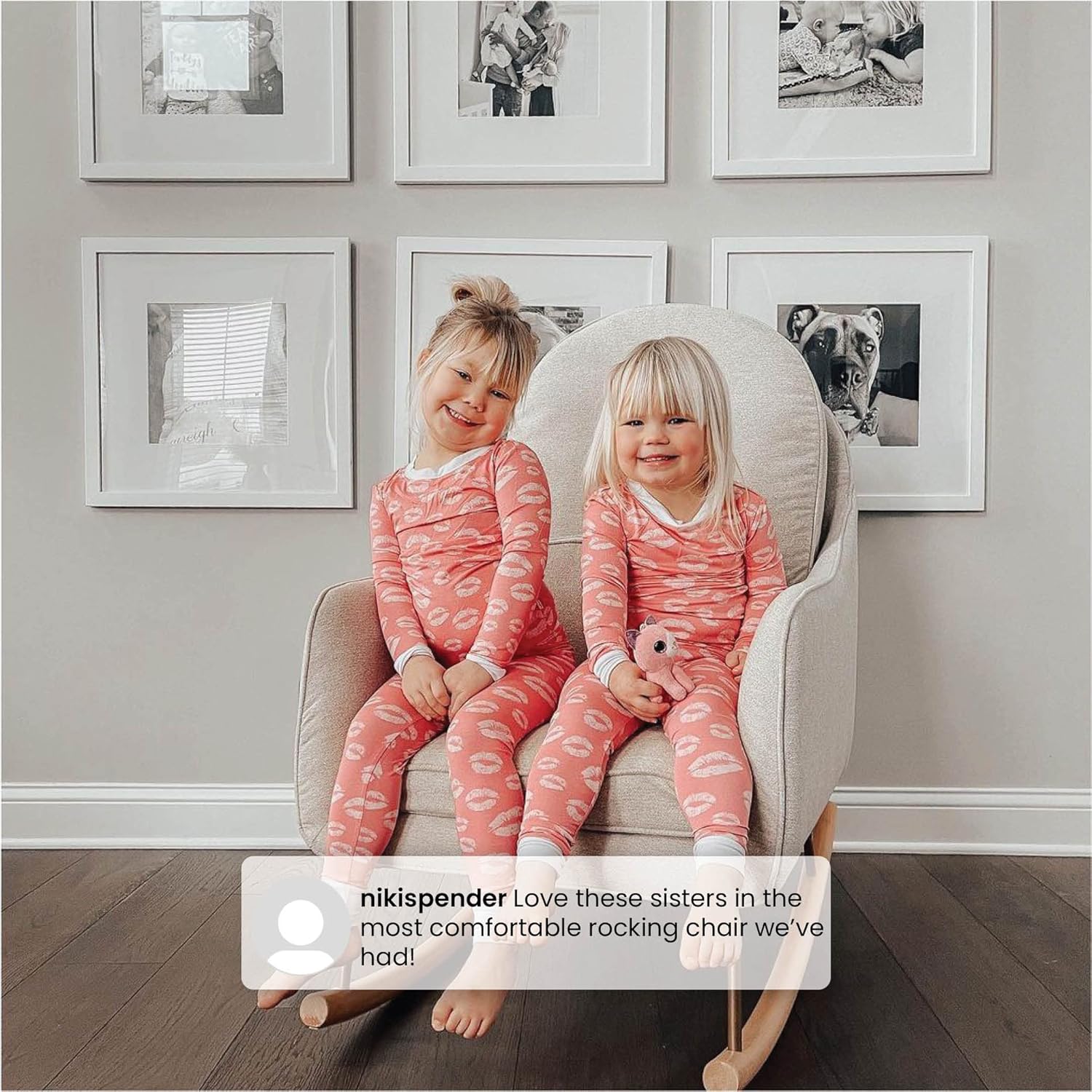 Delta Children Rocker Ella, Stone Grey