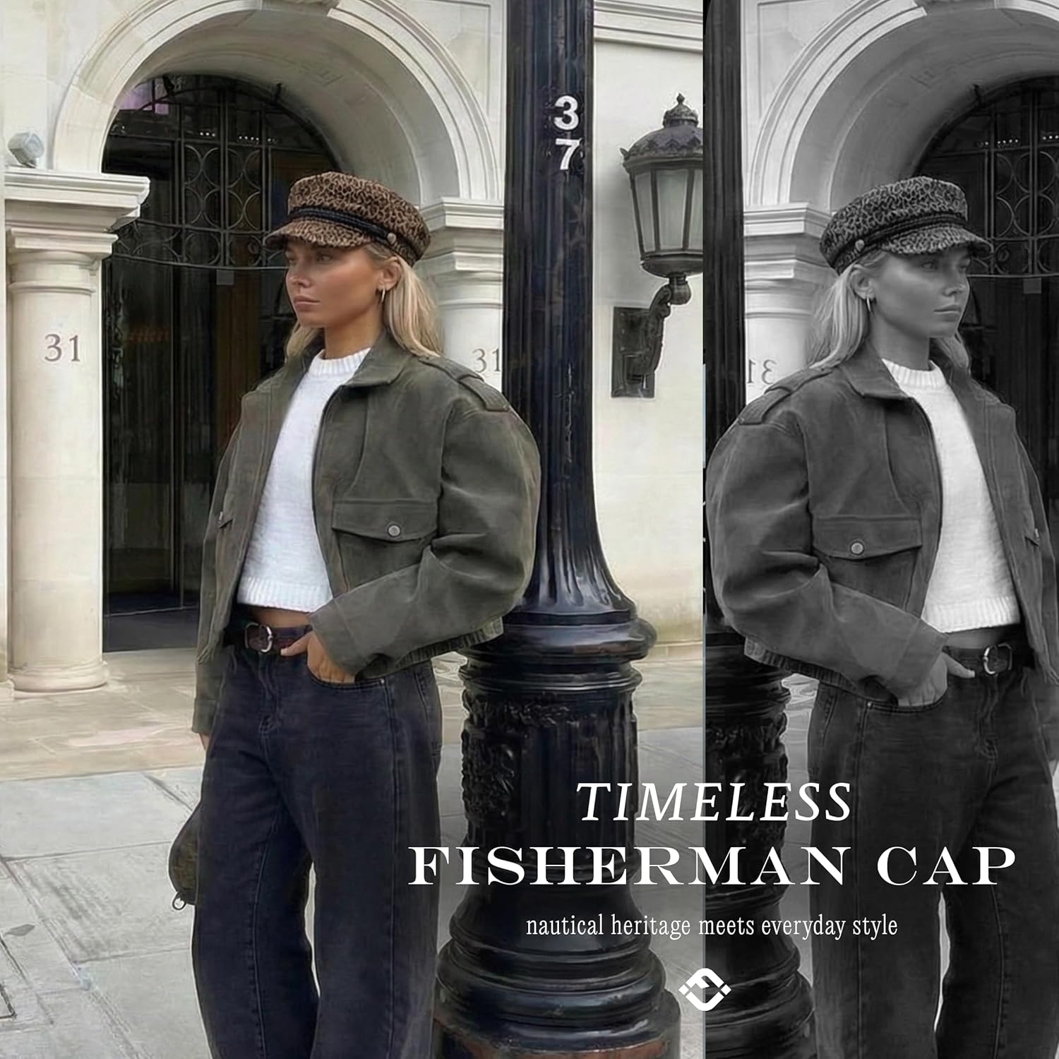 Funky Junque Newsboy Hat for Women – Trendy Greek Fisherman Cap, Classic Women's Baker Boy Newsies Hat, Ladies Fashion Caps - Image 2