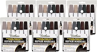 Varathane 374189-6PK Wood Stain Repair Marker Kit, Assorted Cool Tone (Pack of 6)