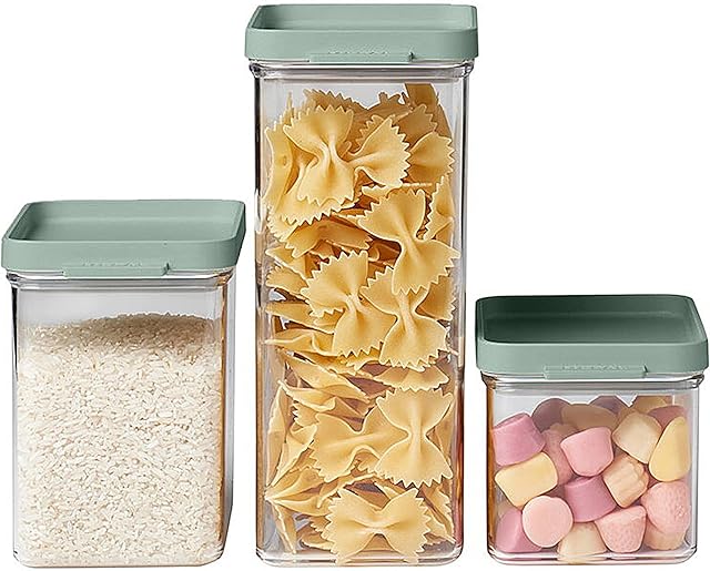Set Storage box Omnia 3 pcs - Nordic sage.