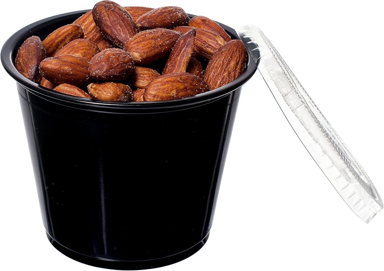 Crystalware, Disposable 1.5 oz. Plastic Portion Cups with Lids, Condiment Cup, Jello