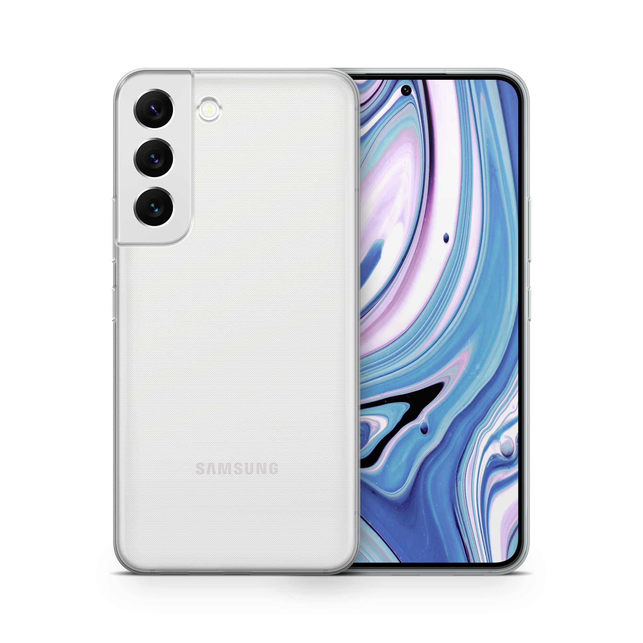 Babaco Premium Clear mobile phone case for Samsung S22 optimally adapted to the shape of the mobile phone, crystal case made of TPU