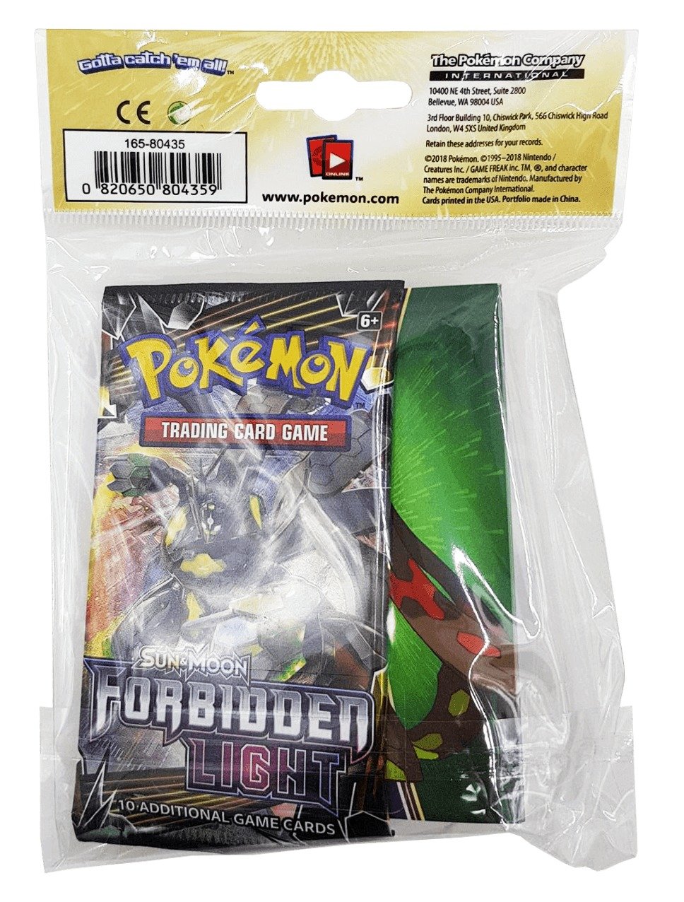 Amazon.com: Pokemon Sun & Moon Forbidden Light Mini Binder Plus A