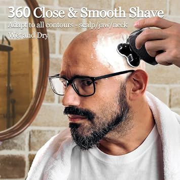 Blade Pro Replacement Head 2-Pack for Remington Balder Pro XR7000 5 Dual Track Shaver Heads for Smooth, Tight Shaving without Irritation