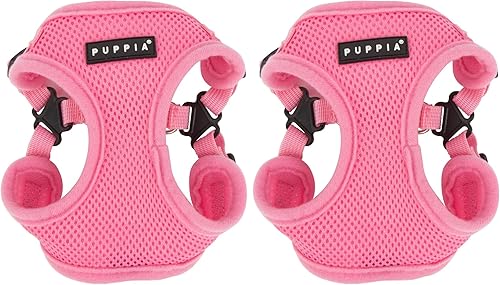 Miniatura 4 de Puppia PARA-HC1533-PK-S Arnés suave rosa C para mascotas, S