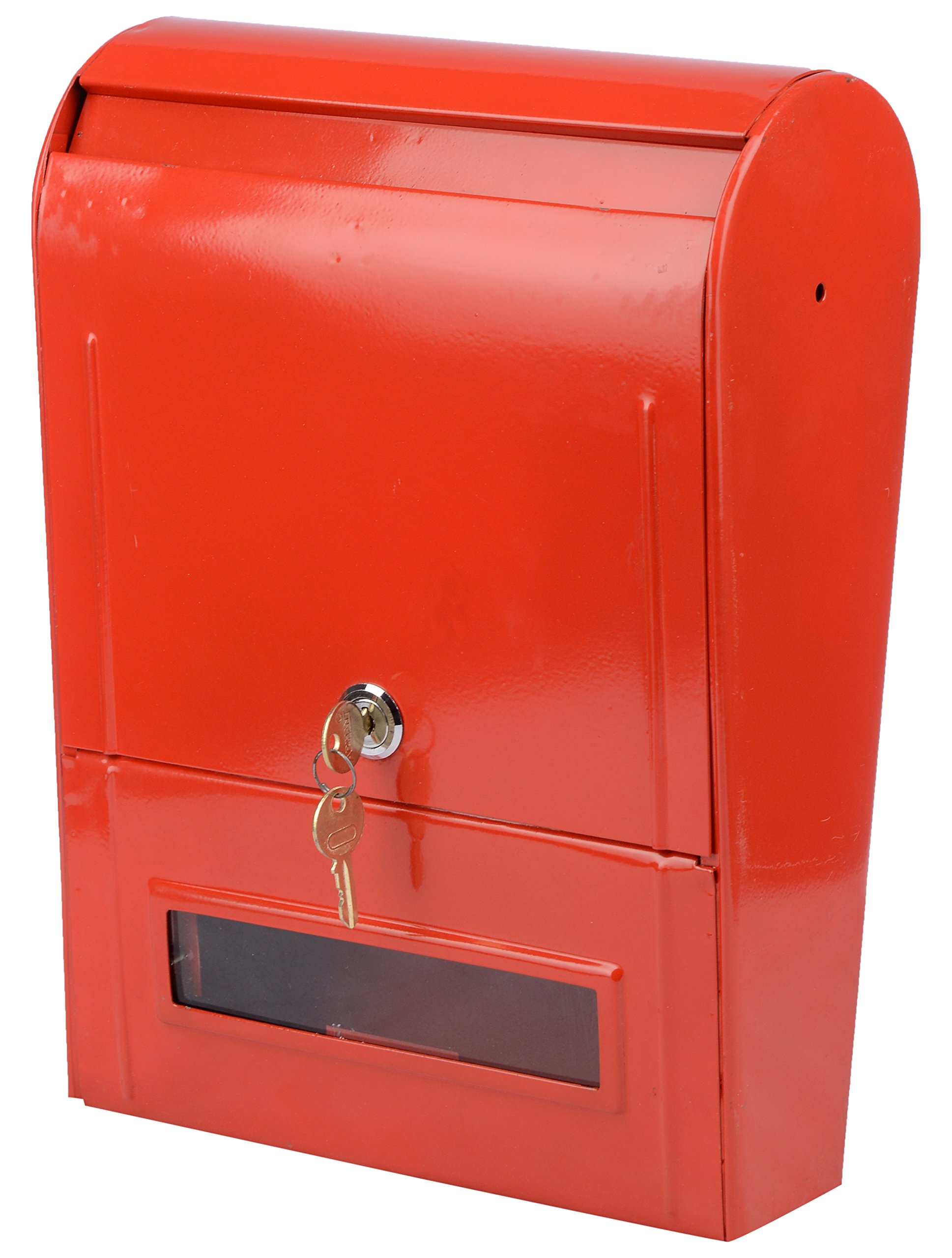 Riya Enterprises Iron Letter Box Red (9.5 inch x 4.5 inch x 13 inch, RE30)-image-20