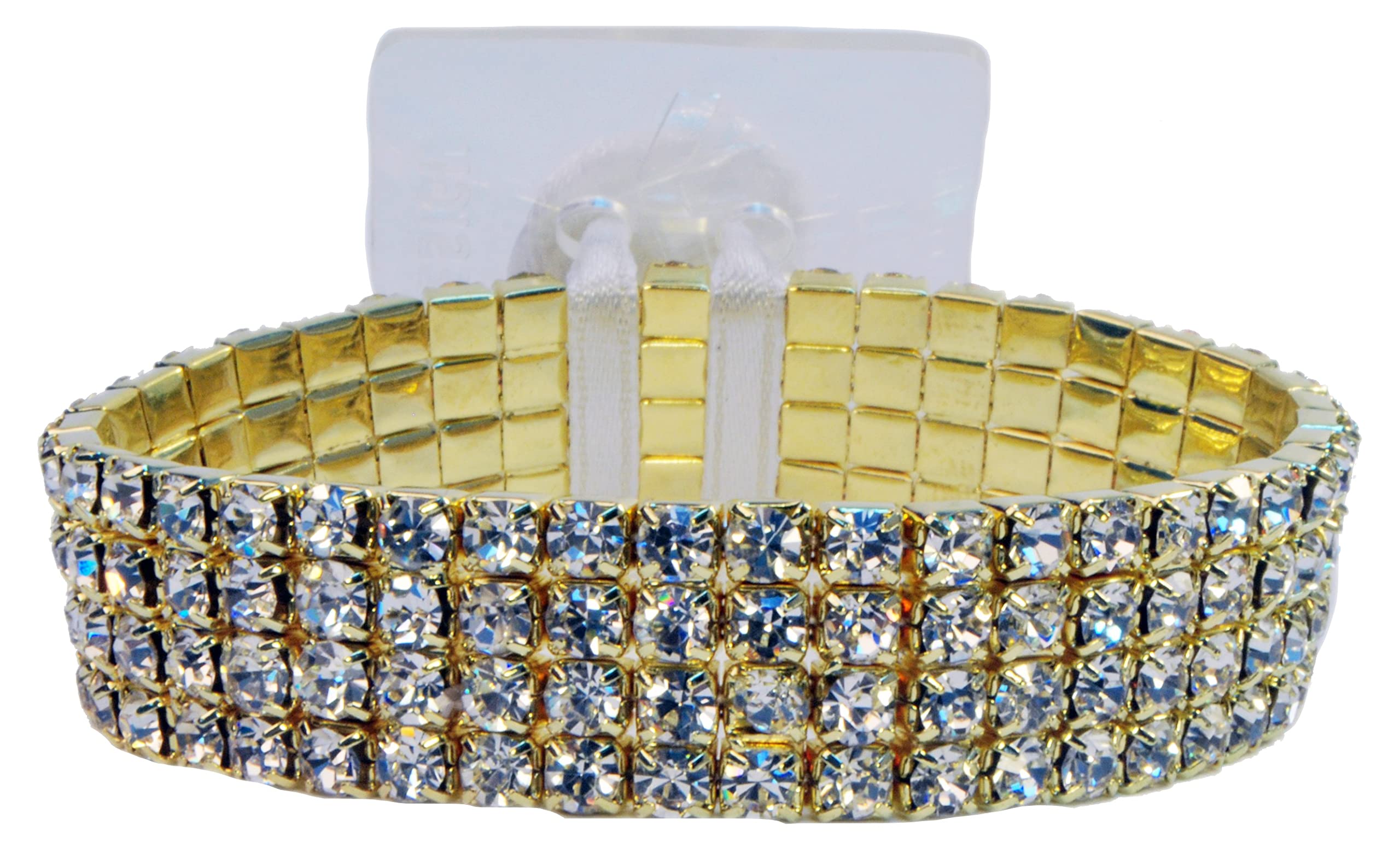 Corsage Creations - Rock Candy Corsage Bracelet - Gold