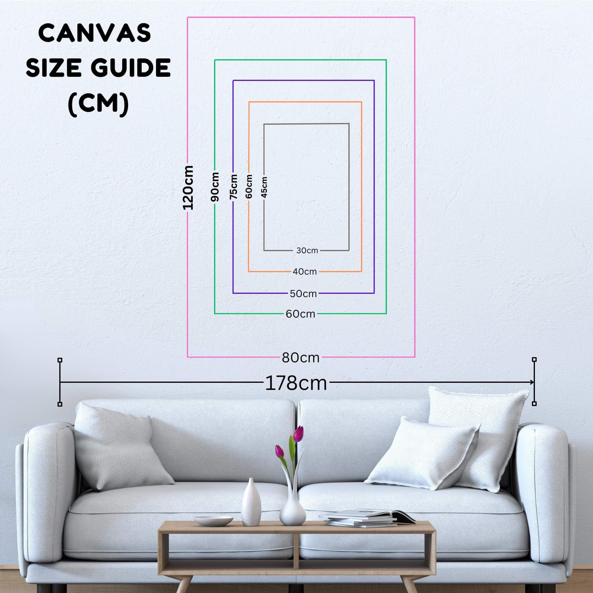 Sports Skier Orange And Blue Canvas Print – Living Room, Above Fireplace 32×48 inch (80×120 cm) - Vertical / 1.25 inch (3 cm)