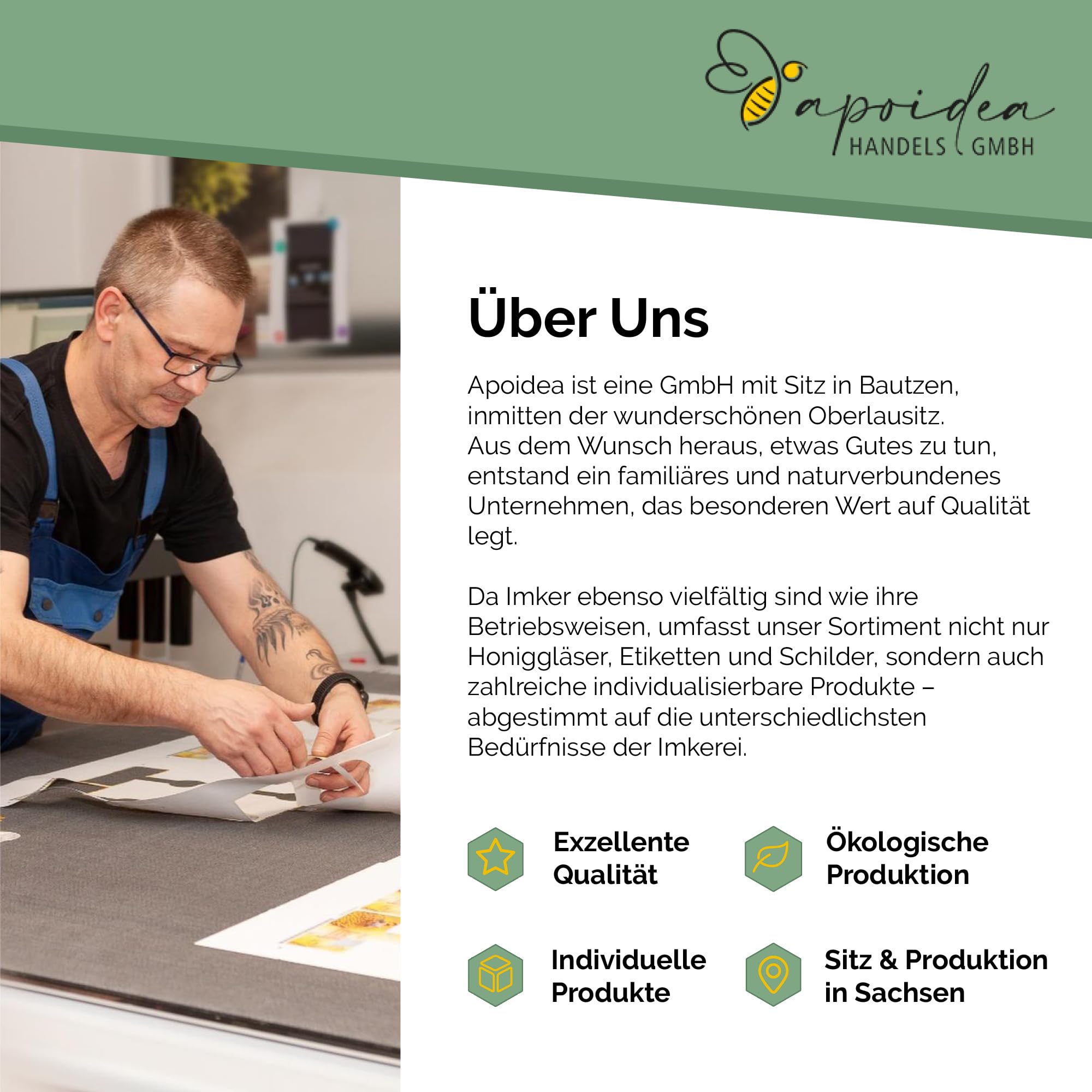 Apoidea – Honiggläser 500g mit DEEP Twistoff Deckel in Gold 26 Stück/Honiggläser 500g mit Deckel/Honigglas und Einweckglas Deepglas/Hochwertige Honig Gläser für Ihren eigenen Honig