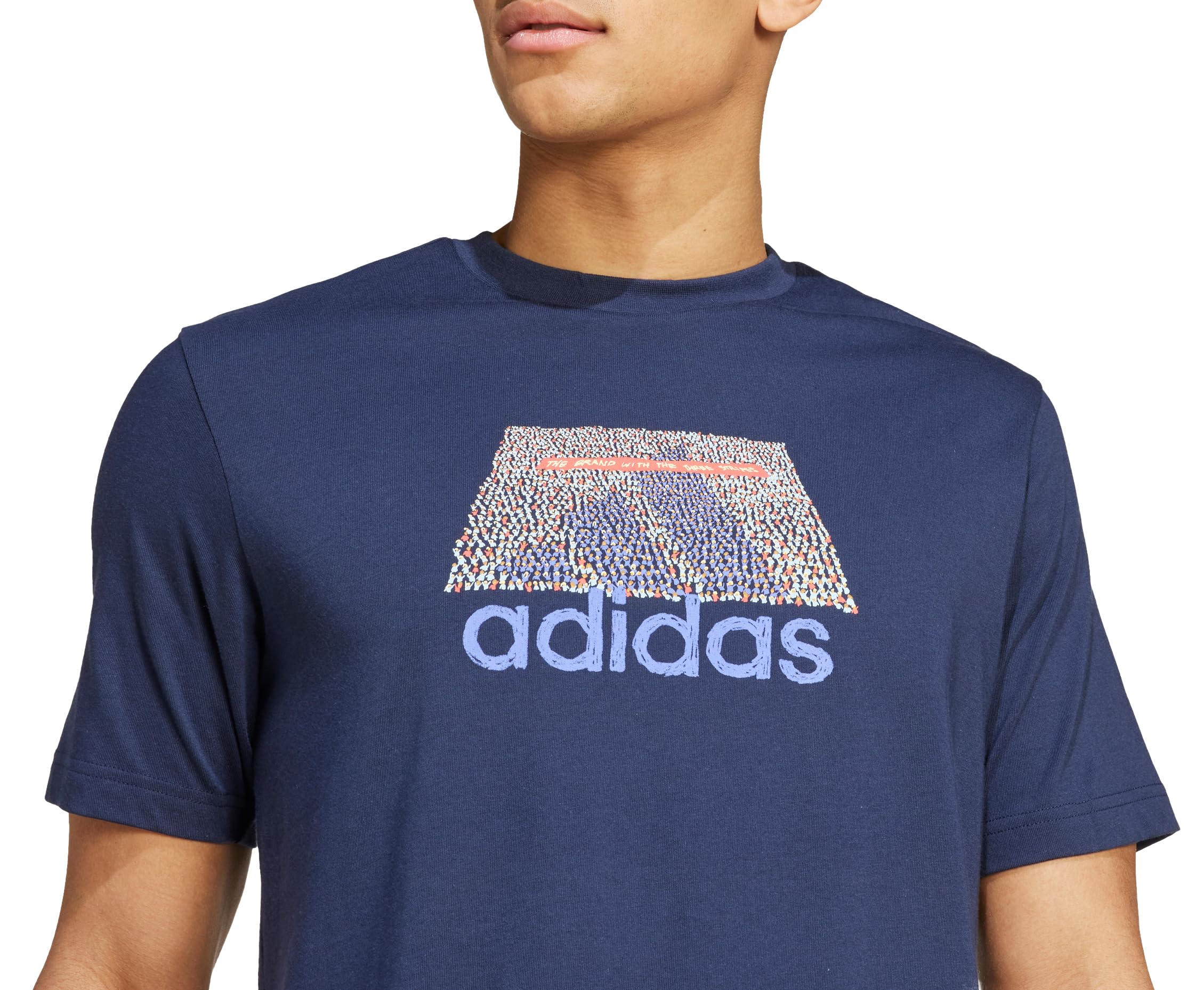adidas Mężczyźni CODES BOS GRAPHIC TEE, legend ink, L
