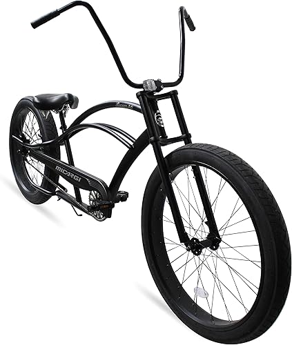 MICARGI Bronco 3.0 - Bicicleta de crucero para hombre, 2629 pulgadas de largo, con frenos de posavasos delanterostraseros, neumáticos de pared