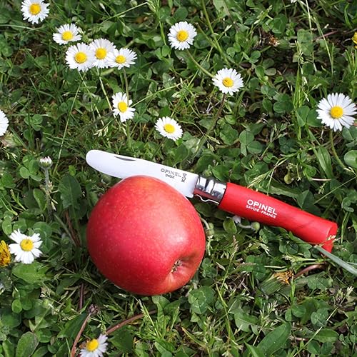 Miniatura 5 de Opinel My First No.7 - Navaja plegable de acero inoxidable con punta redondeada de seguridad para niños