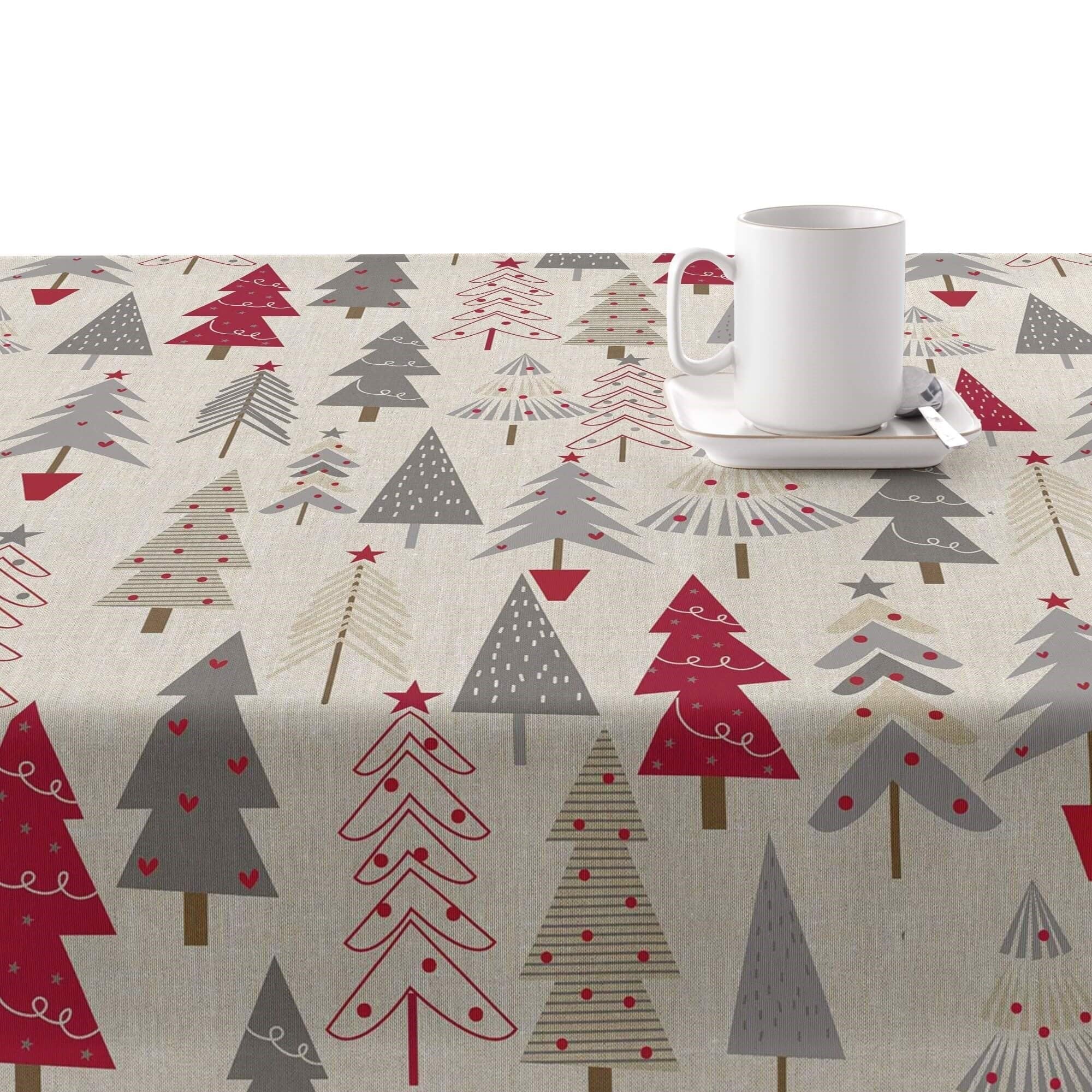 BL BELUM | Mantel Navidad 300x180 Antimanchas Impermeable Tacto Extrasuave Diseño Navideño - Mantel de Navidad Hecho en España Acabado Premium y Durabilidad