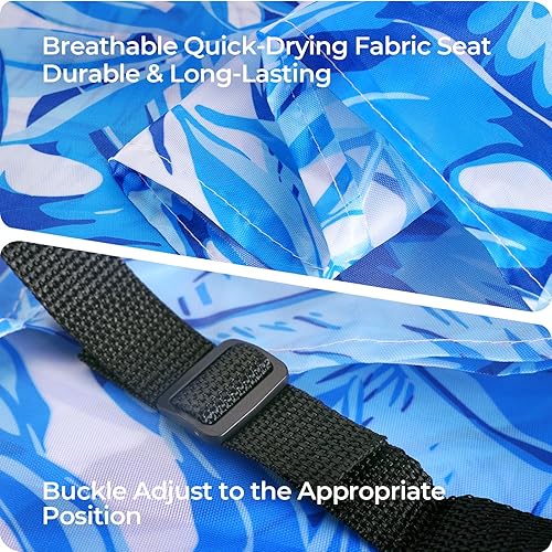 Miniatura 4 de Flotador inflable de piscina para adultos  Silla flotante resistente y fideos de piscina para verano, playa, lago y fiestas en la piscina  Cómodo