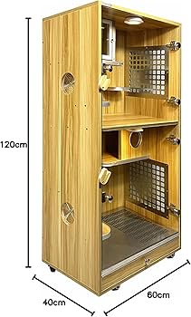 Amazon | 「組立完成品発送」チンチラゲージセット 小動物飼育ケージ