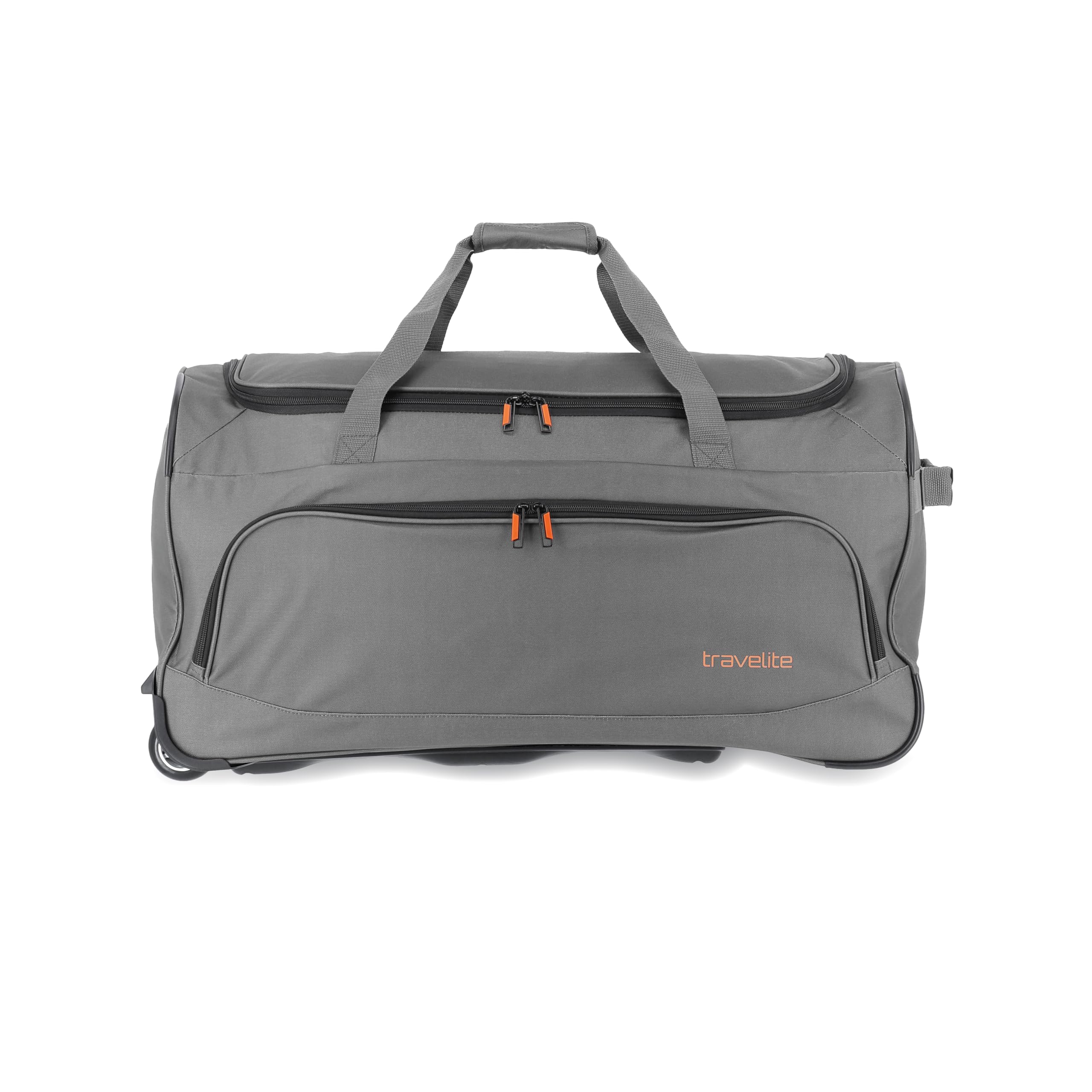 travelite Trolley Reisetasche mit Rollen, Sporttasche Basics Fresh, Weichgepäck Rolltasche groß im sportlichen Design, 71 cm, 89 Liter