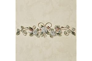 Touch of Class Flowering Charm Metal Wall Topper: A Touch of Elegance...