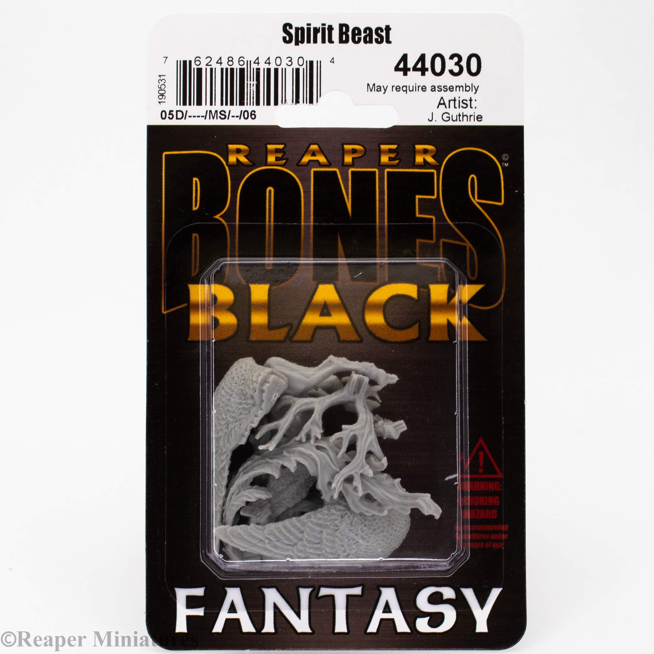 Reaper Miniatures: 44030 - Spirit Beast Bones Black Fantasy Miniature