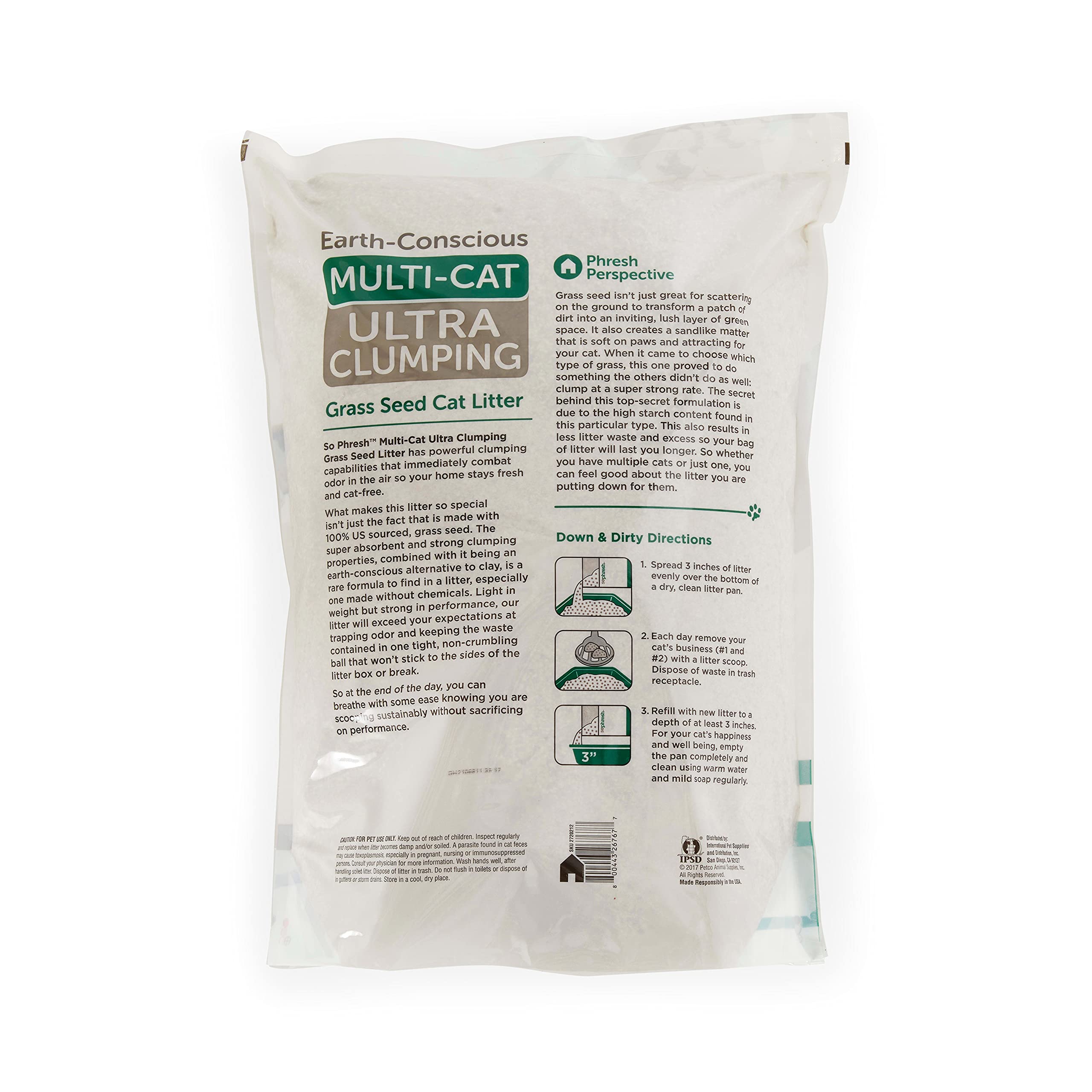 Buy Petco Brand So Phresh Extreme Clumping Scented Grass Seed Cat