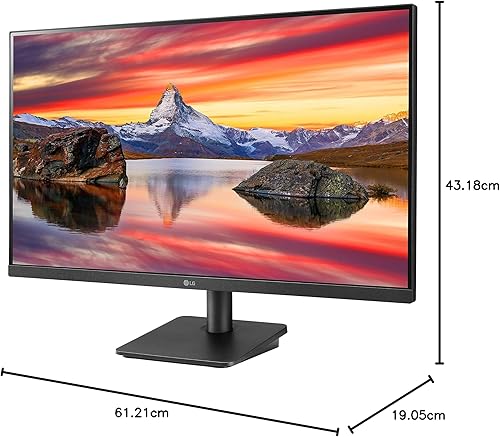 Vista 22 de LG 27MP400-B Monitor de 27 pulgadas Full HD (1920 x 1080) Pantalla IPS con diseño de 3 lados prácticamente sin bordes, AMD FreeSync y control