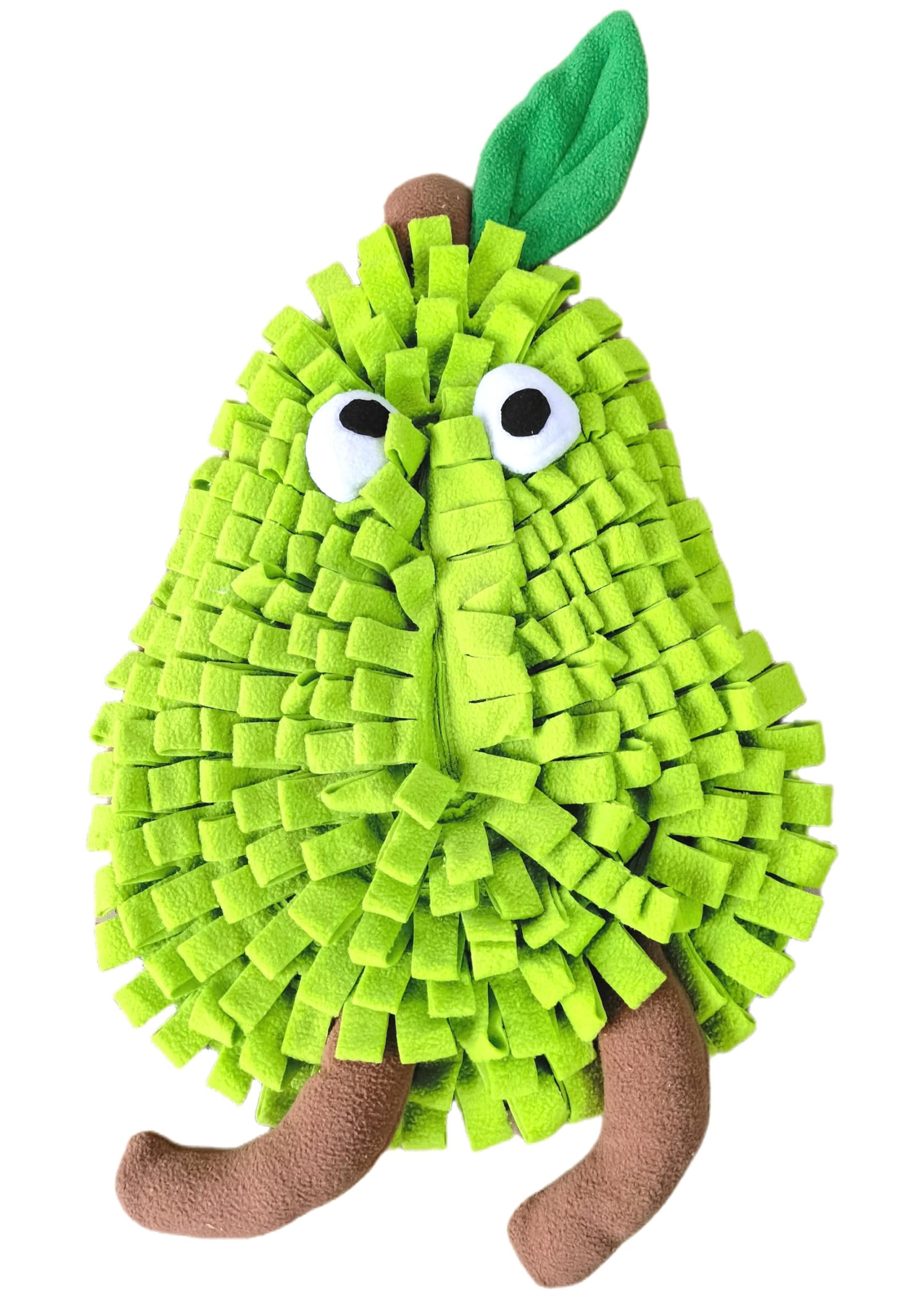 PAWSINSIDE Dog Snuffle Mat Fleece Foraging Fruit Design Mats Small Animals Interactive Feeding Toy Anti Slip Slow Feeder Pet Treat Dispenser for Dogs