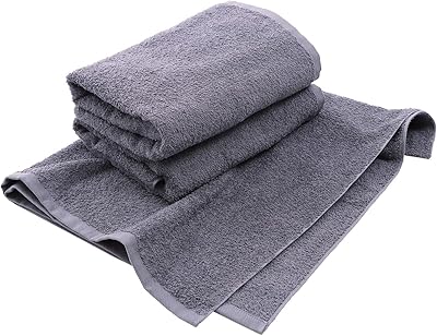 Amazon 泉州タオル 日本製 バスタオル 大判 72 138cm 3枚セット 綿100 業務用タオル ブルーグレー 瞬間吸水 速乾 軽量薄手 部屋干し 耐久性 無地 フェイスタオル ホーム キッチン オンライン通販