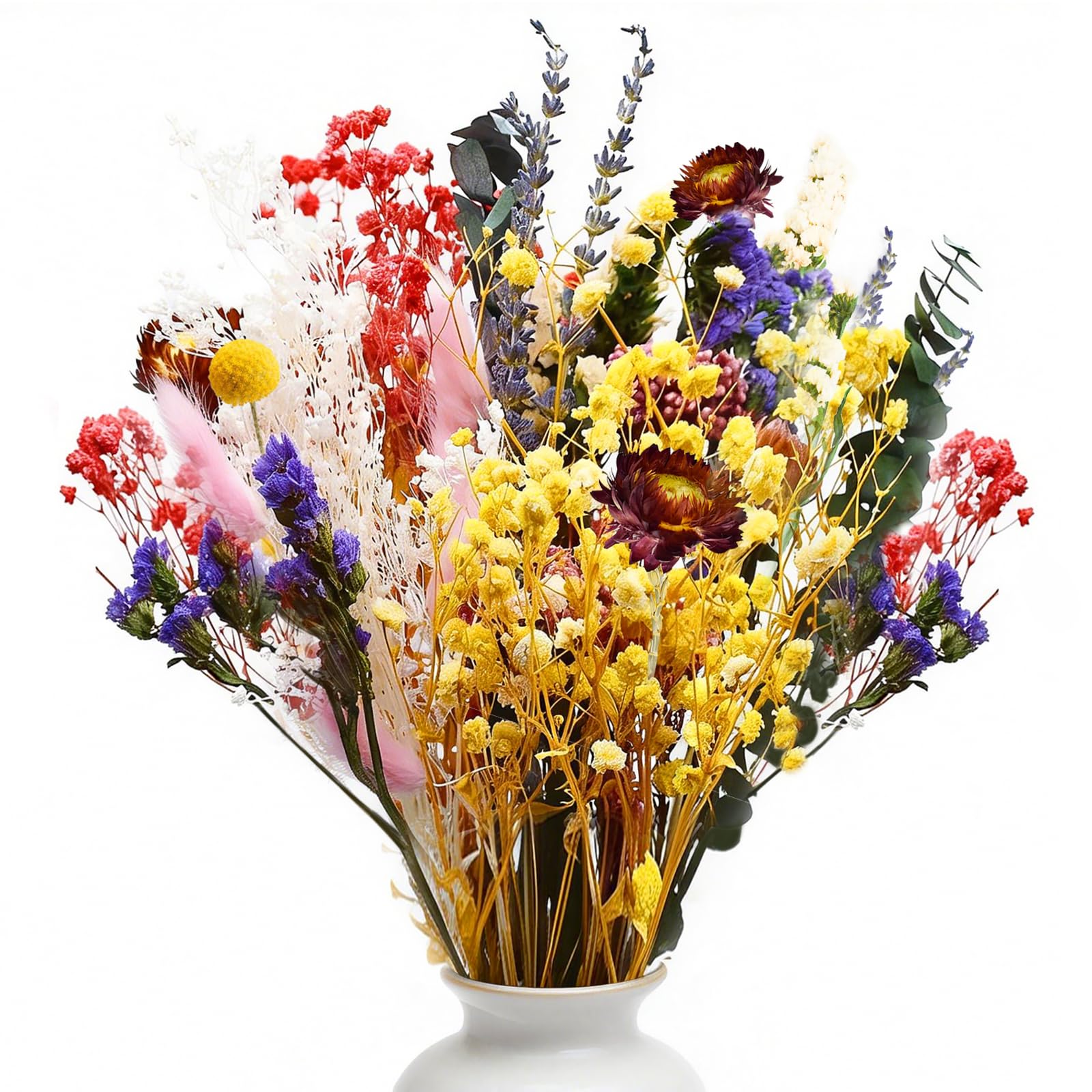 bouquet 32 pièces fleurs séchées