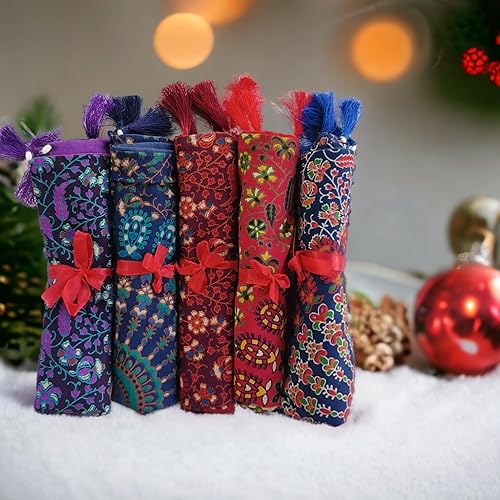 Miniatura 5 de Juego de 5 fundas de cojín de algodón con diseño étnico bohemio indio de la marca Third Eye Export