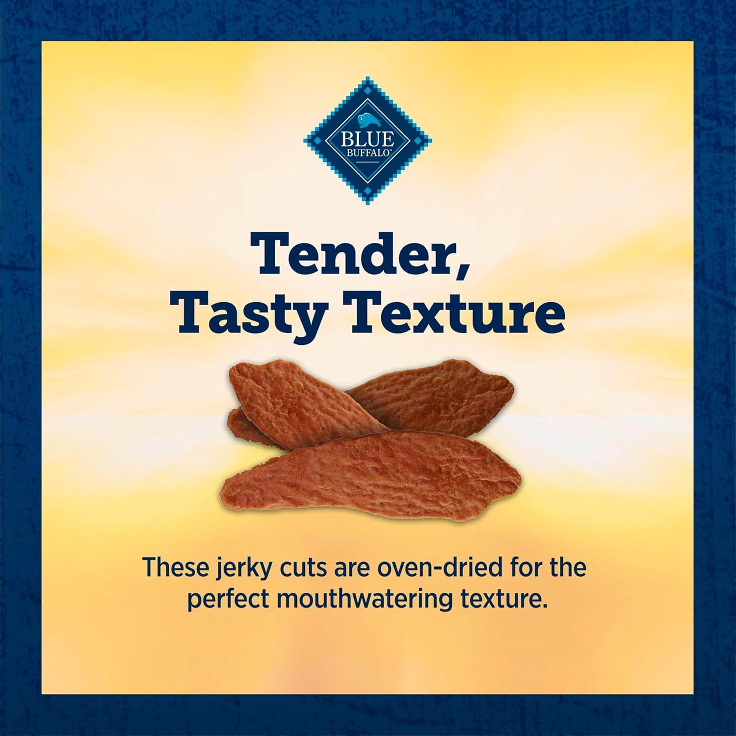 Blue Buffalo True Chews Premium Jerky Cuts Dog Treats, Made in the USA with Natural Ingredients, Chicken & Duck, 22-oz. Bag