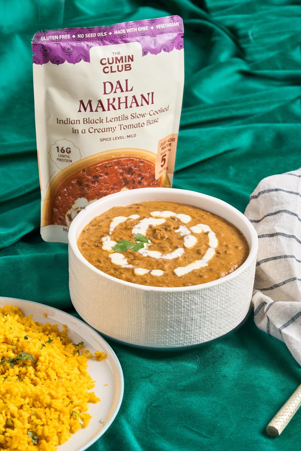 The Cumin Club Dal Makhani (Black Lentils), Authentic Indian Food image 4