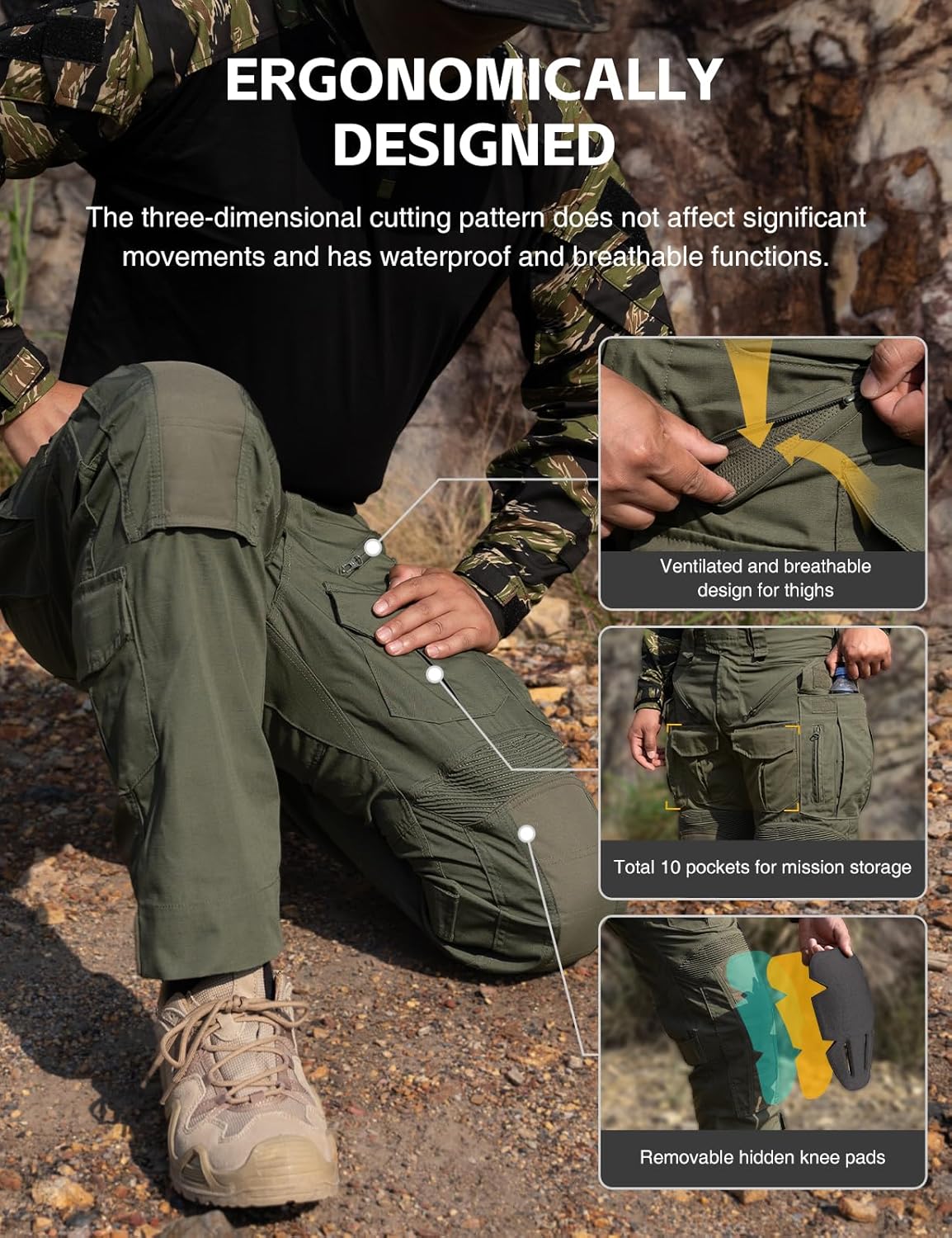 IDOGEAR SPORTS G5 Combat Pants Abbigliamento Camo Italia Ubuy