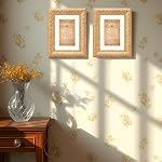 5x7 2 Pack Bronzed Gold Ornate Classic Picture Frames, Matted for 4x6 inches Photos, Real Glass Protection