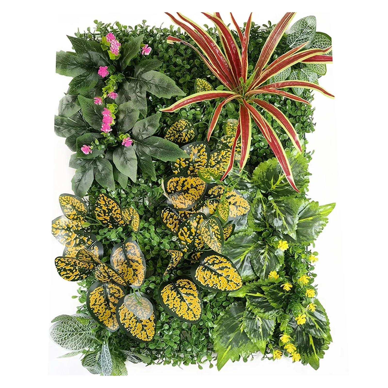 cKqYYdSxiaOCheN 40X60CM Green Plant Wall Artificial Plant Wall Outdoor Fake Lawn Wall Decoration Vertical Green Wall Background(2)