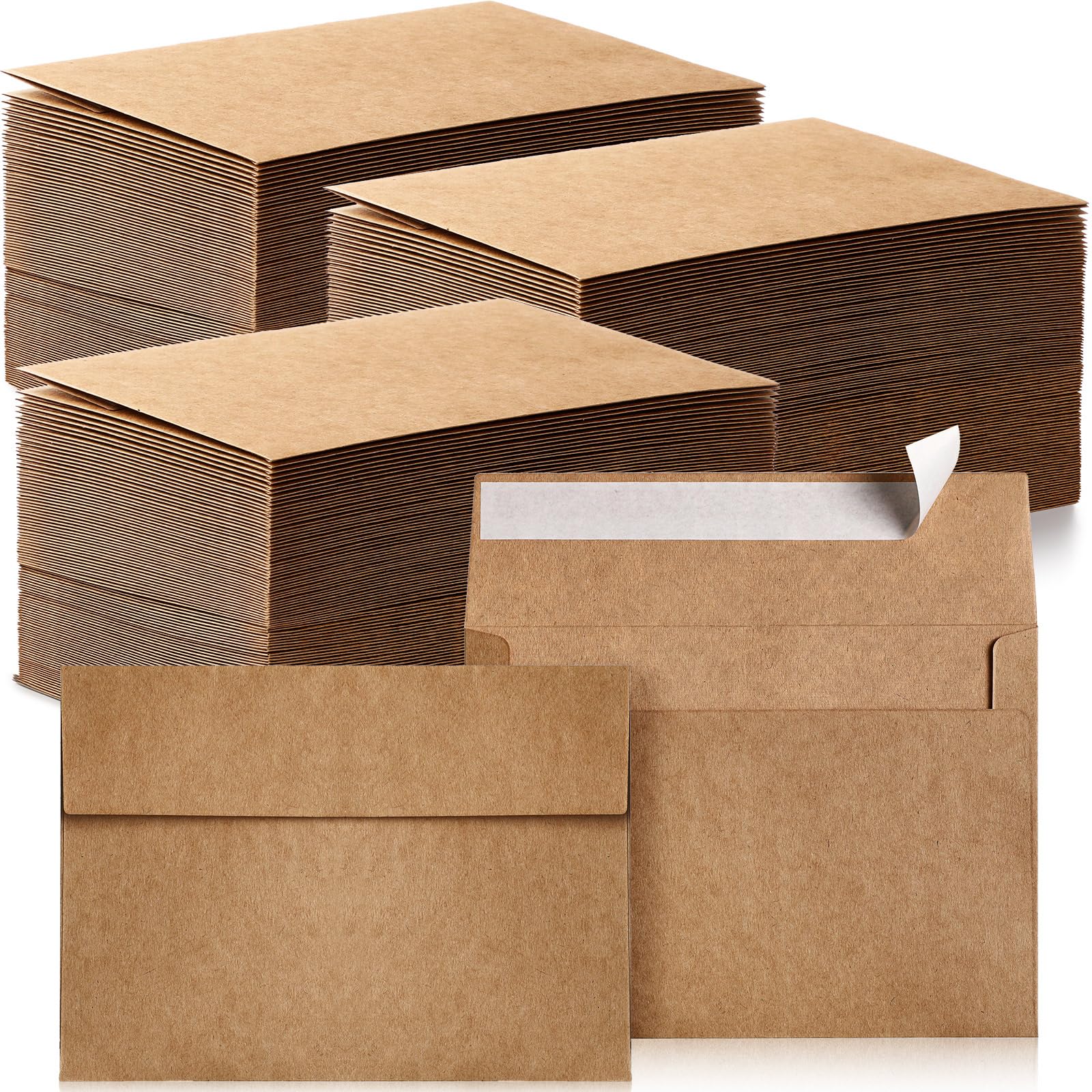 Fainne Kraft Envelopes for Invitation, A6, 4.75 x 6.50 in, 600 Pack