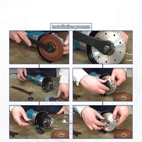 Miniatura 3 de Llave de amoladora angular de metal de repuesto para Makita 193465-4 Bosch Black & Decker Ryobi 4.5" 58-11